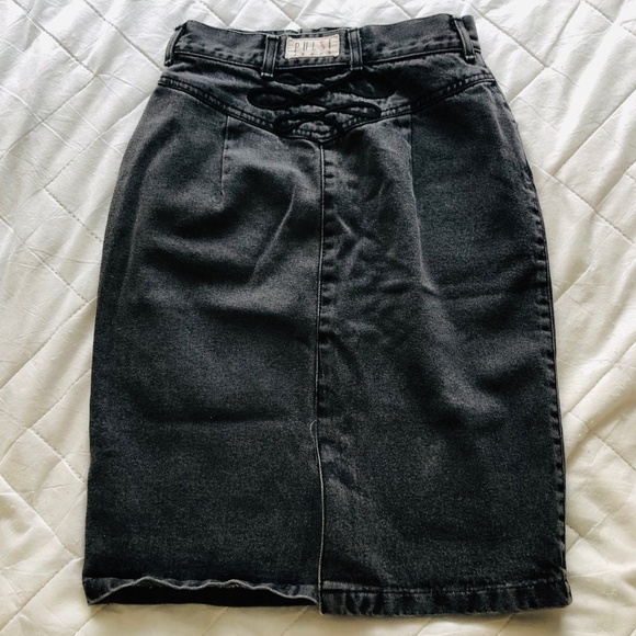 PULSE Jeans Vintage Denim Skirt - Picture 3 of 4